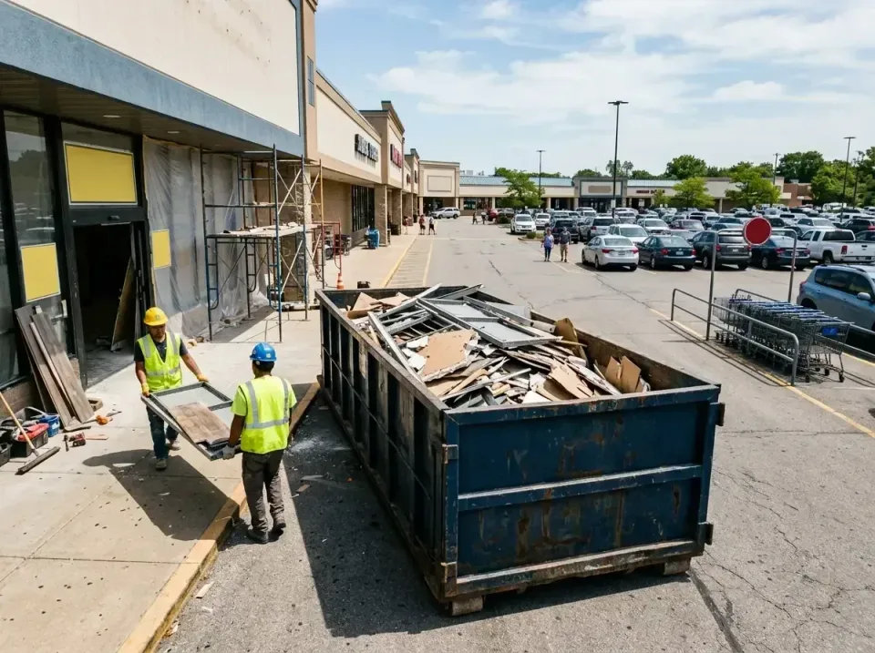 retail-store-renovation-debris-003 — frequently asked questions, Roll-off Dumpster Rentals in Salem Lakes, WI